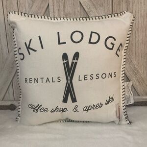 Target BP 2021 Christmas Ski Lodge Pillow
